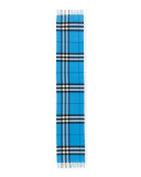 Men's Cashmere Giant Icon Scarf, Cornflower Blue