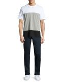 Standard Issue Fit 2 Mid-Rise Relaxed Slim-Fit Jeans, Coated Navy