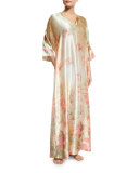 Wonderland Silk Caftan Nightgown