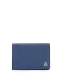 Engine Turn Business Card Case, Blue