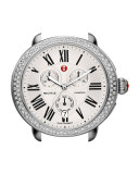 18mm Serein Diamond Watch Head, Steel