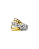 Labyrinth Triple-Loop Ring with Diamonds