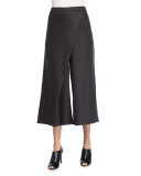 Wide-Leg Karate Pants, Charcoal 