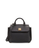 Milla Leather Crossbody Tote Bag
