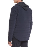 Quilted Shirt-Style Ski Parka, Coastal