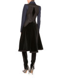 Magellan Fit-&-Flare Coat, Navy