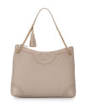 Fleming Quilted Leather Tote Bag, Bedrock