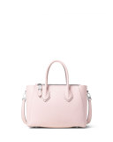 Helena Small Leather Satchel Bag, Cameo