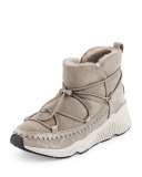 Mitsouko Shearling Sneaker Bootie, Flanelle