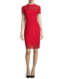 Alma Lace Sheath Dress