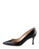 Newcio Kidskin Pump, Black