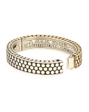 Dot 18K Rectangular Hinged Bangle