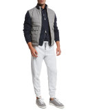 Drawstring Knit Spa Sweatpants