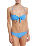 Laurito Bandeau Swim Top, Blue Dusk