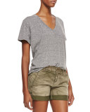 Slub V-Neck Tee