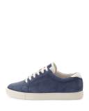 Men's Apollo Suede Sneaker, Blue