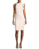 Pabla Ruffle-Trim Stretch Crepe Cocktail Dress