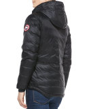 Camp Hooded Puffer Coat, Black