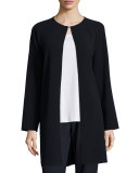 Divina Textured Long Coat