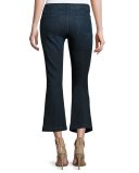 Le Crop Mini Boot-Cut Lace-Up Jeans, Hayworth