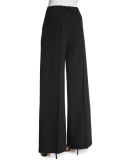 Hayden High-Waist Italian Cady Trousers 