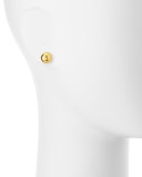 11mm Spell Classic 24K Gold Button Earrings