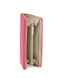 Panama Large Zip Wallet, Fuchsia