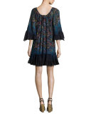 Lupita Floral-Print Chiffon Dress