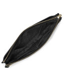 Ava Large Studded Convertible Pouch, Black