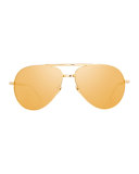 Foldable Aviator Sunglasses, Gold