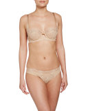 Ultra Feminin Lace Thong, Nude