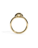 Diamond Lug Ring in 14K Gold