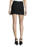Lennon Shimmery Pinstripe Wrap Skirt