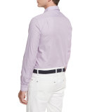 Boyd Printed Sport Shirt, Orchid