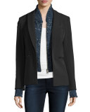 Jasmine Melange Sweater Dickey, Blue