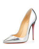 So Kate Metallic Red Sole Pump, Gray