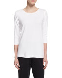 3/4-Sleeve Terry Top 