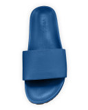 Gavin Leather Pool Slide Sandal, Surf