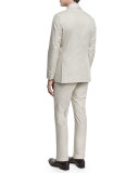 Two-Piece Cotton Suit, Beige