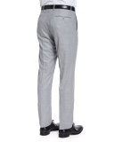 Super 150s Flannel Trousers, Gray