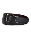 Wallet & Reversible Belt Gift Set, Chocolate