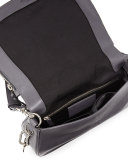 Recruit Leather Saddle Bag, Shadow