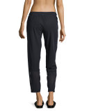 Alliance Perforated-Panel Pants, Black