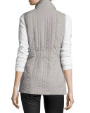 Lauritz Long Heatseeker Vest, Metallic Silver