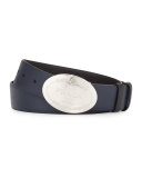 Reversible Saffiano Logo Belt