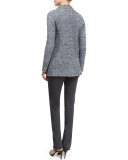 Five-Pocket Stretch Skinny Jeans, Gray
