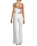 Cropped Cady Colorblock Tank 
