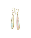 18K Rock Candy Mother-of-Pearl Long Drop Earrings