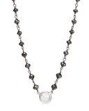 Twilight Bezel-Set Diamond Pendant Necklace 