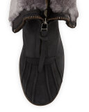 Arquette Waterproof Shearling Boot, Black